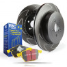 Predná sada EBC PD18KF073 - Brzdové kotúče BSD Grooved + brzdové dosky Yellowstuff 