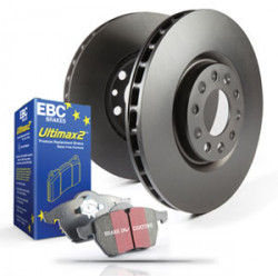 Zadná sada EBC PDKR736 - Brzdové kotúče Premium OE + brzdové dosky Ultimax OE