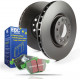 Brzdy EBC Auto Zadná sada EBC PD01KR707 - Brzdové kotúče Premium OE + brzdové dosky Greenstuff | ebc-brzdy.sk