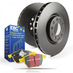 Zadná sada EBC PD03KR423 - Brzdové kotúče Premium OE + brzdové dosky Yellowstuff