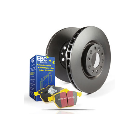Brzdy EBC Auto Zadná sada EBC PD03KR603 - Brzdové kotúče Premium OE + brzdové dosky Yellowstuff | ebc-brzdy.sk