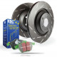 Brzdy EBC Auto Zadná sada EBC PD06KR098 - Brzdové kotúče Ultimax Grooved + brzdové dosky Greenstuff | ebc-brzdy.sk
