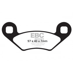EBC Brzdové obloženie  Organic FA159TT