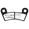 EBC Brzdové obloženie  Organic FA456TT