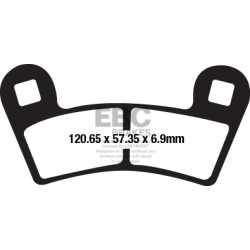 EBC Brzdové obloženie  Organic FA657TT