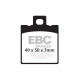 Brzdy EBC Moto EBC Brzdové obloženie  Organic FA047 | ebc-brzdy.sk