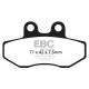 Brzdy EBC Moto EBC Brzdové obloženie  Organic FA167 | ebc-brzdy.sk
