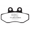EBC Brzdové obloženie  Organic FA167