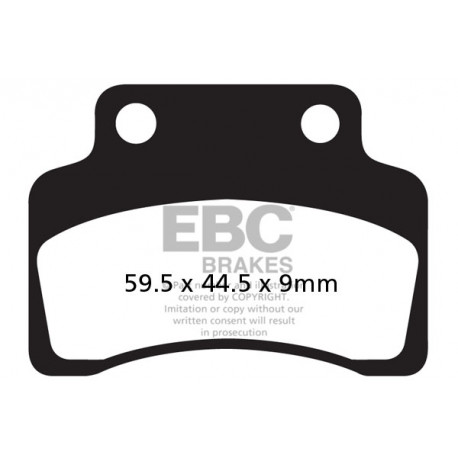 Brzdy EBC Moto EBC Brzdové obloženie SFA Scooter Organic SFA235 | ebc-brzdy.sk