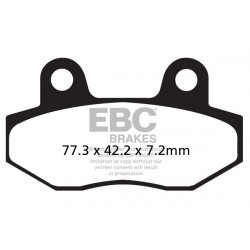 EBC Brzdové obloženie SFA Scooter Organic SFA086