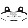 EBC Brzdové obloženie  Organic SFA086