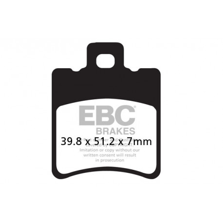 Brzdy EBC Moto EBC Brzdové obloženie  Organic SFA193 | ebc-brzdy.sk
