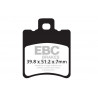 EBC Brzdové obloženie&nbsp; Organic SFA193