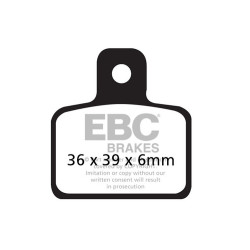 EBC Brzdové obloženie Carbon TT FA351TT