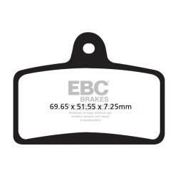 EBC Brzdové obloženie Organic FA FA399