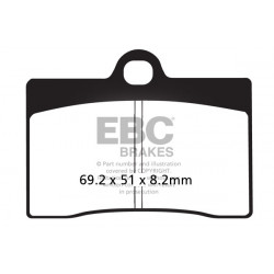 EBC Brzdové obloženie Organic FA FA095