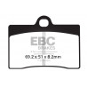 EBC Brzdové obloženie  Organic FA095