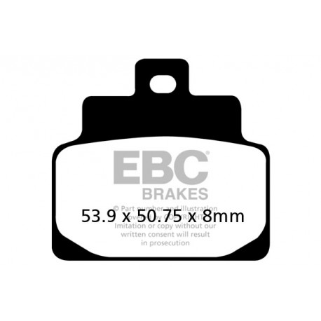 Brzdy EBC Moto EBC Brzdové obloženie  Organic SFA301 | ebc-brzdy.sk