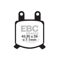 EBC Brzdové obloženie  Organic FA209/2