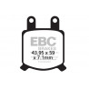 EBC Brzdové obloženie  Organic FA209/2