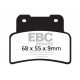 Brzdy EBC Moto EBC Brzdové obloženie  Organic FA432 | ebc-brzdy.sk