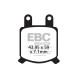 Brzdy EBC Moto EBC Brzdové obloženie Organic FA FA076 | ebc-brzdy.sk