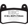 EBC Brzdové obloženie  Organic FA658