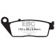 Brzdy EBC Moto EBC Brzdové obloženie  Organic FA196 | ebc-brzdy.sk