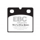 Brzdy EBC Moto EBC Brzdové obloženie  Organic FA018 | ebc-brzdy.sk
