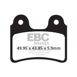 EBC Brzdové obloženie  Organic FA303TT