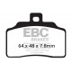 Brzdy EBC Moto EBC Brzdové obloženie  Organic FA426 | ebc-brzdy.sk