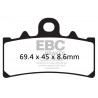 EBC Brzdové obloženie  Organic FA606