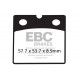 Brzdy EBC Moto EBC Brzdové obloženie  Organic FA171 | ebc-brzdy.sk