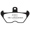 EBC Brzdové obloženie&nbsp; Organic FA407