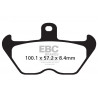 EBC Brzdové obloženie  Organic FA407