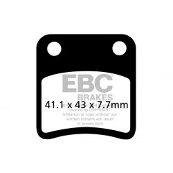 EBC Brzdové obloženie SFA Scooter Organic SFA257
