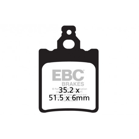 Brzdy EBC Moto EBC Brzdové obloženie  Organic CFA689 | ebc-brzdy.sk