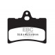 Brzdy EBC Moto EBC Brzdové obloženie  Organic FA156 | ebc-brzdy.sk