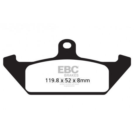 Brzdy EBC Moto EBC Brzdové obloženie  Organic FA120 | ebc-brzdy.sk