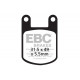 Brzdy EBC Moto EBC Brzdové obloženie  Organic FA050 | ebc-brzdy.sk