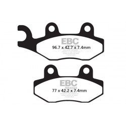 EBC Brzdové obloženie  Organic FA135TT
