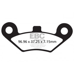 EBC Brzdové obloženie  Organic FA453TT