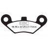 EBC Brzdové obloženie  Organic FA453TT