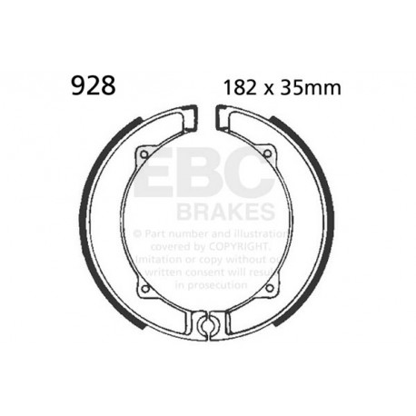 Brzdy EBC Moto EBC Brzdové obloženie  Organic SFA661/4 | ebc-brzdy.sk