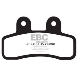 EBC Brzdové obloženie  Organic FA448
