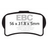 EBC Brzdové obloženie  Organic FA644TT