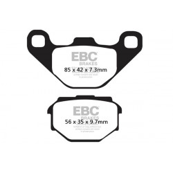 EBC Brzdové obloženie Organic FA FA707