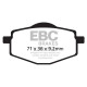 Brzdy EBC Moto EBC Brzdové obloženie Organic FA FA101 | ebc-brzdy.sk