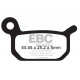 Brzdy EBC Moto EBC Brzdové obloženie  Organic FA325TT | ebc-brzdy.sk