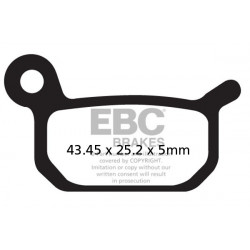 EBC Brzdové obloženie Carbon TT FA325TT